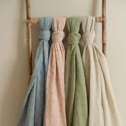 Otulacze muślinowe 70x70 cm - Pure Soft Beige