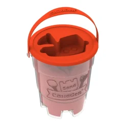 Piasek kinetyczny z foremką 100% Naturalny Czerwony 500g
