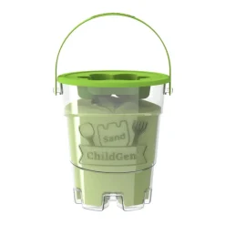 Piasek kinetyczny z foremką 100% Naturalny Zielony 500g