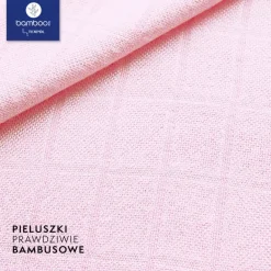 Pieluszka Bambusowa Classic Róż