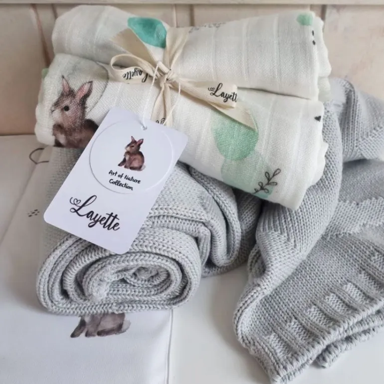 Pieluszki Bambusowe 2-pak Bunny