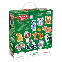 Pierwsze puzzle Mama i ja 11el 18m+