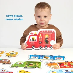Pierwsze puzzle Pojazdy 28el 2+