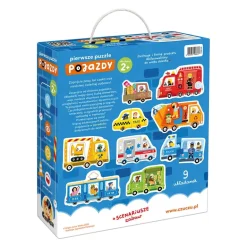 Pierwsze puzzle Pojazdy 28el 2+