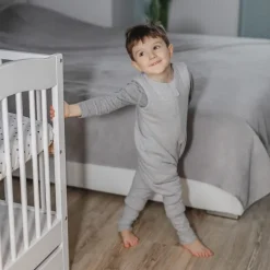 Śpiworek Niemowlęcy do Spania Dwustronny z Nóżkami Melanżowy Róż 1-2 Lata