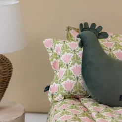 Poduszka Kura Babci Dany Velvet Khaki