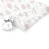 Prześcieradło na Przewijak Bawełniane Bunny New