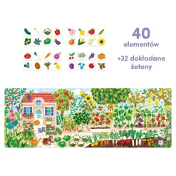 Puzzle Co rośnie W ogródku 40el. 3+