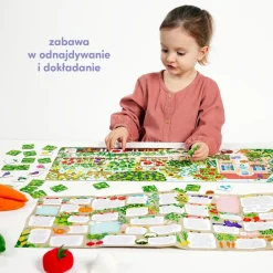 Puzzle Co rośnie W ogródku 40el. 3+
