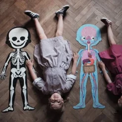 Puzzle dla Dzieci Edukacyjne Gigantyczne Ciało Człowieka