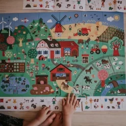 Puzzle dla Dzieci Obserwacyjne w Walizce Farma 24 el. 3+