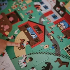 Puzzle dla Dzieci Obserwacyjne w Walizce Farma 24 el. 3+