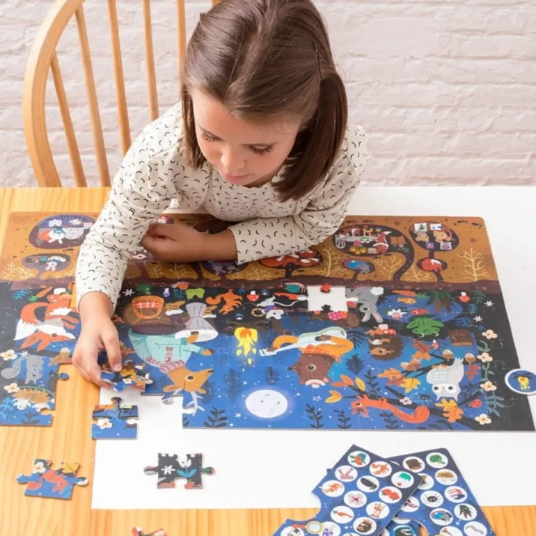 Puzzle dla Dzieci Obserwacyjne Las 104 el. 5+