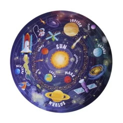 Puzzle dla Dzieci Okrągłe w Tubie Układ Słoneczny 5+