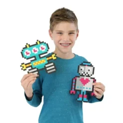 Puzzle dla Dzieci Pixelki Jixelz Roboty 700 el