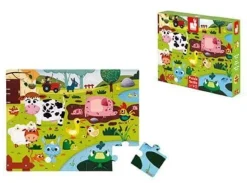 Puzzle dla Dzieci Sensoryczne Farma 20 el
