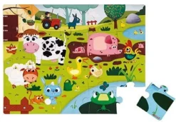 Puzzle dla Dzieci Sensoryczne Farma 20 el