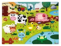 Puzzle dla Dzieci Sensoryczne Farma 20 el