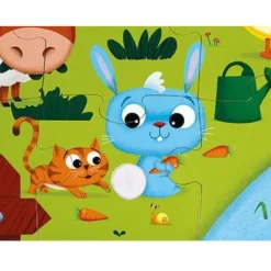Puzzle dla Dzieci Sensoryczne Farma 20 el