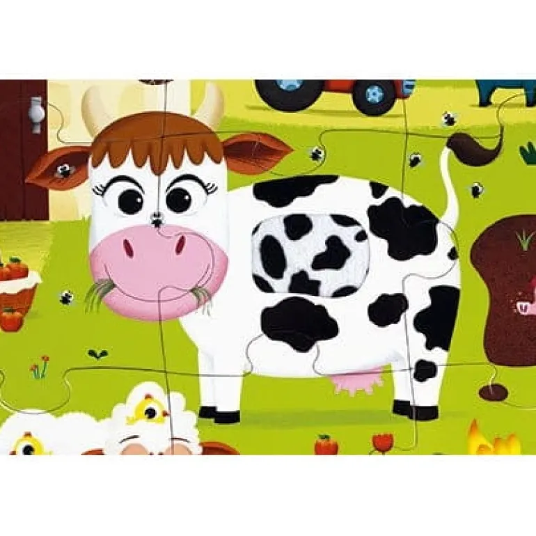Puzzle dla Dzieci Sensoryczne Farma 20 el