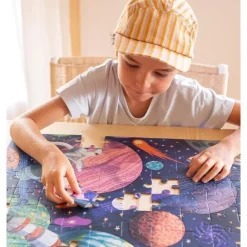 Puzzle dla Dzieci Świecące w Ciemności Układ Słoneczny 5+
