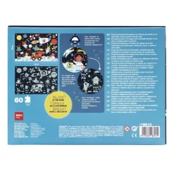 Puzzle dla Dzieci Świecące w Ciemności Kosmos 4+
