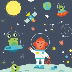 Puzzle dla Dzieci Świecące w Ciemności Kosmos 4+