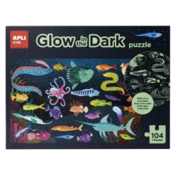 Puzzle dla Dzieci Świecące w Ciemności Ocean 5+