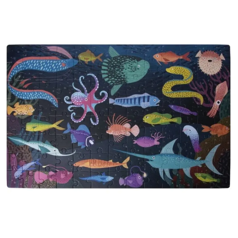 Puzzle dla Dzieci Świecące w Ciemności Ocean 5+