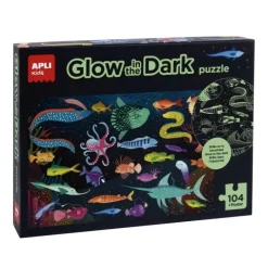 Puzzle dla Dzieci Świecące w Ciemności Ocean 5+