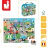 Puzzle dla Dzieci w Walizce Miasto 36 el. 4+
