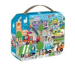 Puzzle dla Dzieci w Walizce Miasto 36 el. 4+