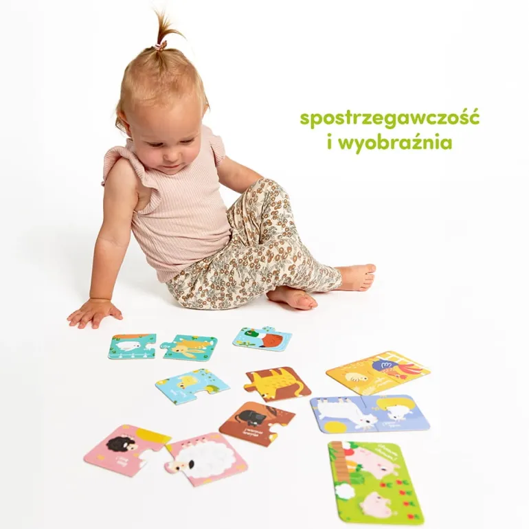 Puzzle do pary Zwierzątka z gospodarstwa