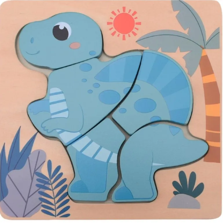 Puzzle Drewniane Dino