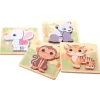 Puzzle Drewniane Małpka The Wildies Family