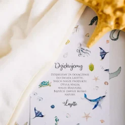 Ręcznik dla Niemowląt Bambusowy Ocean Rozm. S