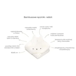 Ręcznik dla Niemowląt Bambusowy Powder Pink