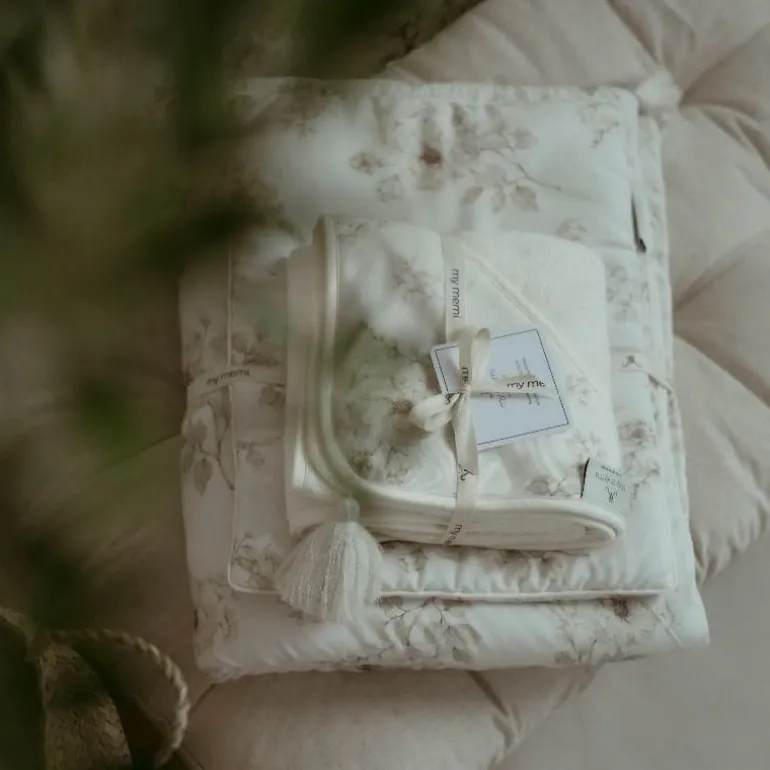 Ręcznik dla Niemowląt Bambusowy Boho Flowers