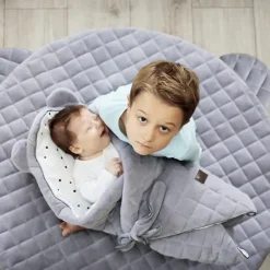 Rożek Niemowlęcy Bawełniany Royal Baby Grey-Grey