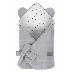 Rożek Niemowlęcy Bawełniany Royal Baby Grey-Grey
