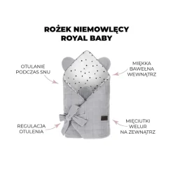 Rożek Niemowlęcy Bawełniany Royal Baby Sand