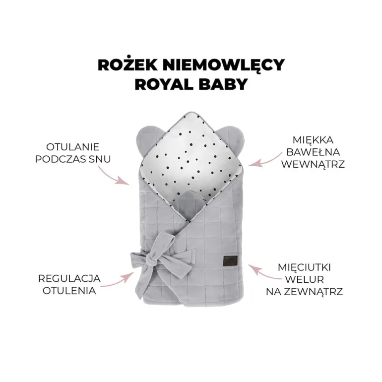 Rożek Niemowlęcy Bawełniany Royal Baby Sand