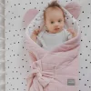 Rożek Niemowlęcy Bawełniany Royal Baby Pink