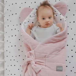 Rożek Niemowlęcy Bawełniany Royal Baby Pink