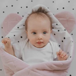 Rożek Niemowlęcy Bawełniany Royal Baby Pink