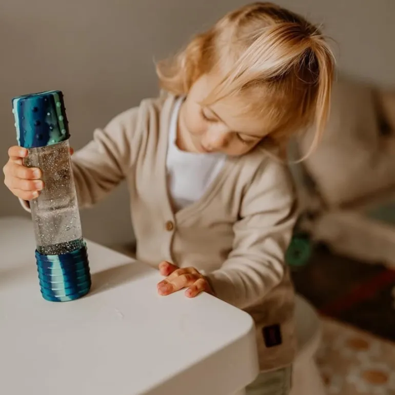 Sensoryczna butelka DIY Galaxy Galaktyka
