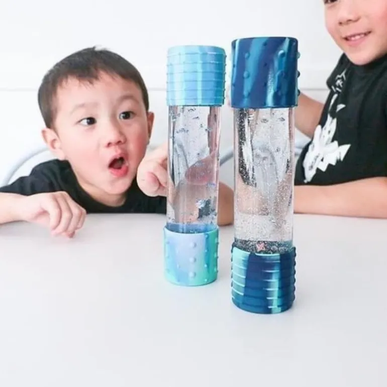 Sensoryczna butelka DIY Ocean