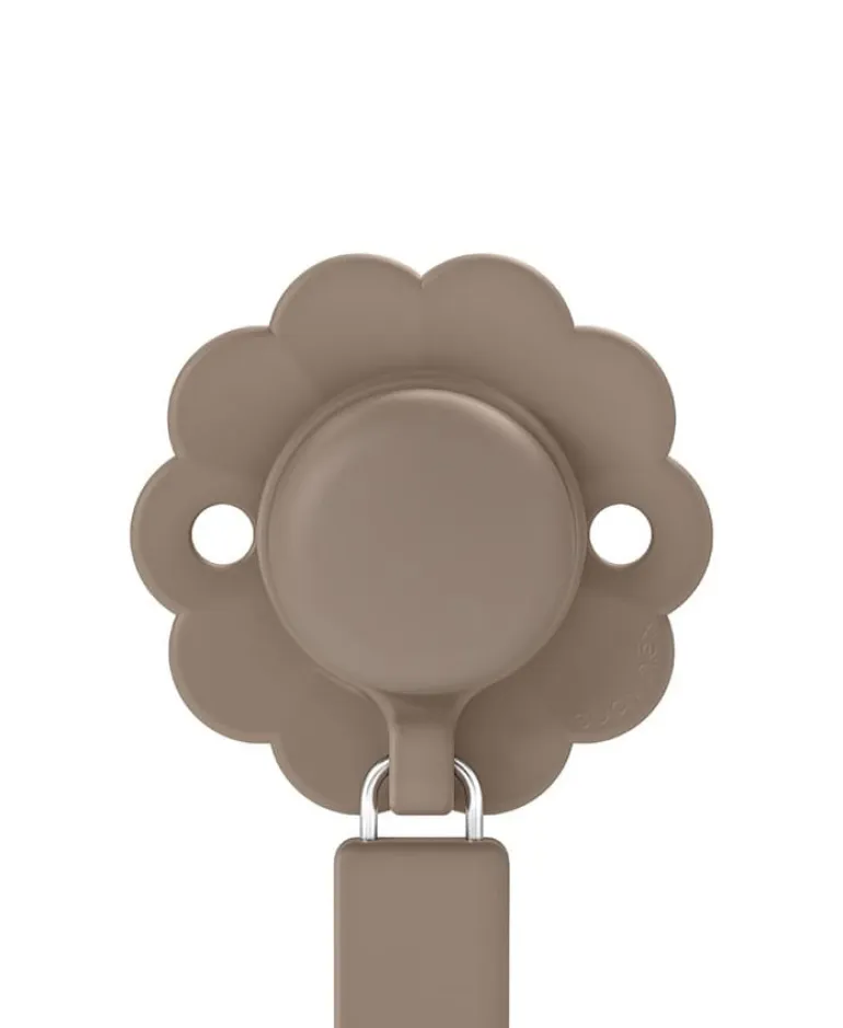 Silikonowa zawieszka do smoczka Wonder - Raw Umber