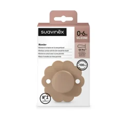 Smoczek fizjologiczny SX Pro silikonowy Wonder 0-6m - Cork