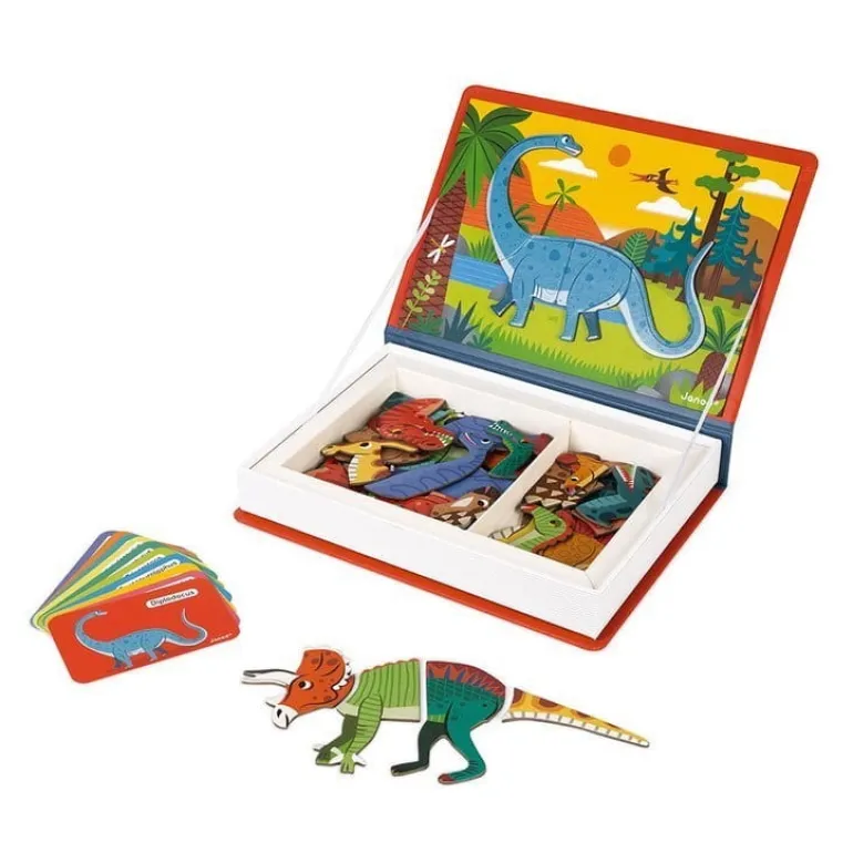 Układanka Magnetyczna Magnetibook Dinozaury